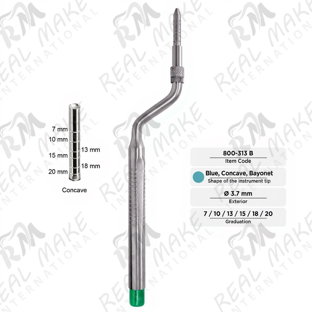Osteotomes (Concave, Bayonet, Ø 3.7 mm)