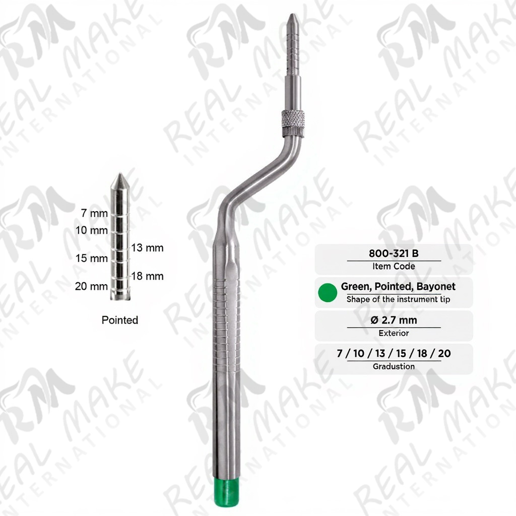 Osteotomes (Pointed, Bayonet, Ø 2.7 mm)