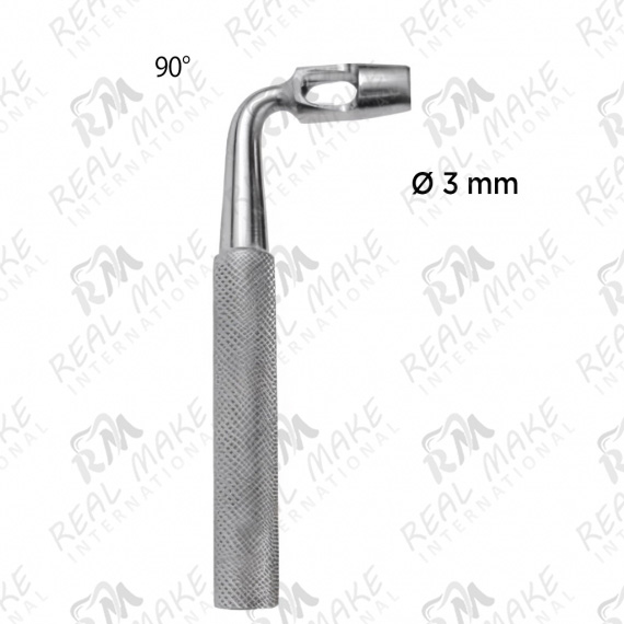 Manual Tissue Punches Keyes (Curved 90°, Ø 3 mm)