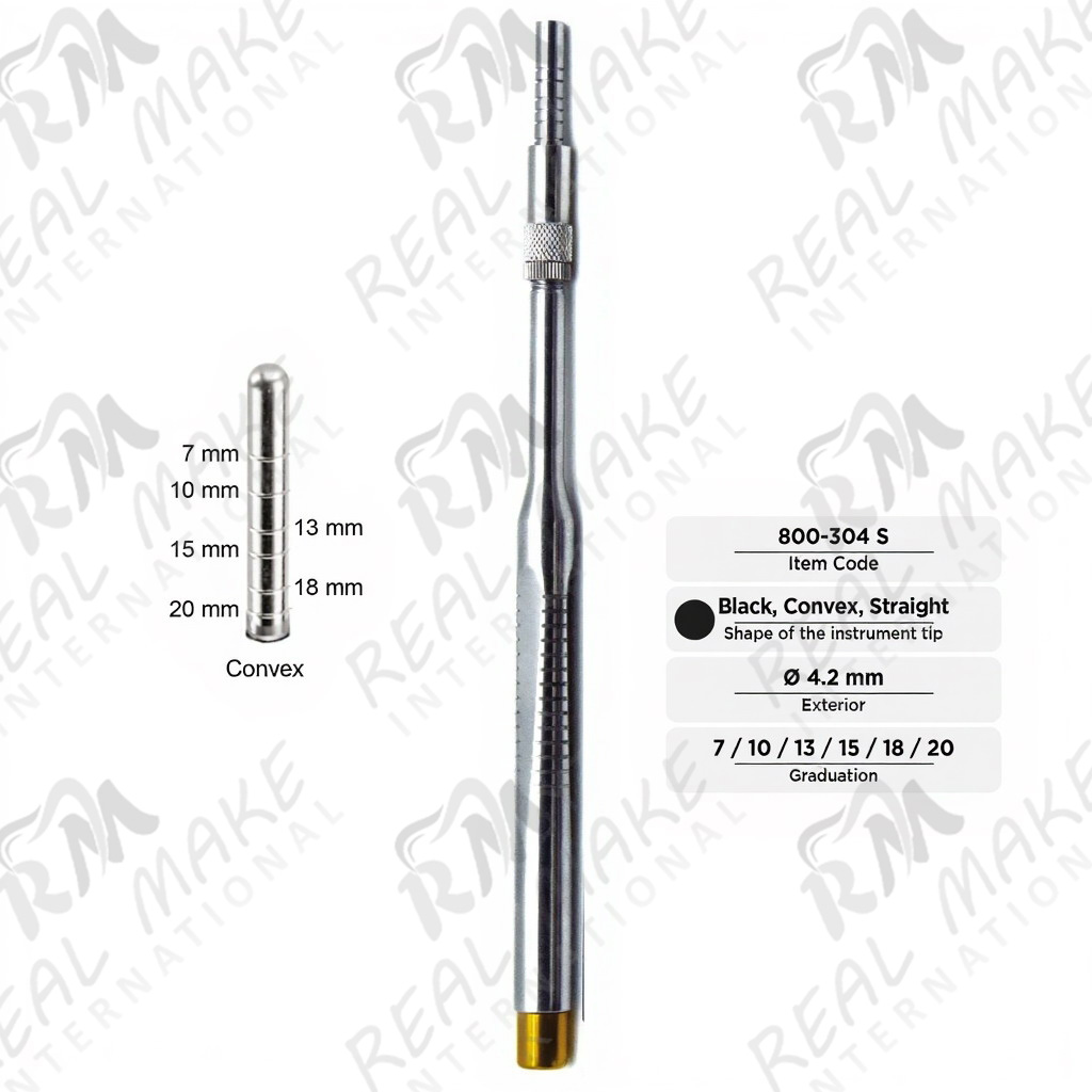 Osteotomes (Convex, Straight, Ø 4.2 mm)