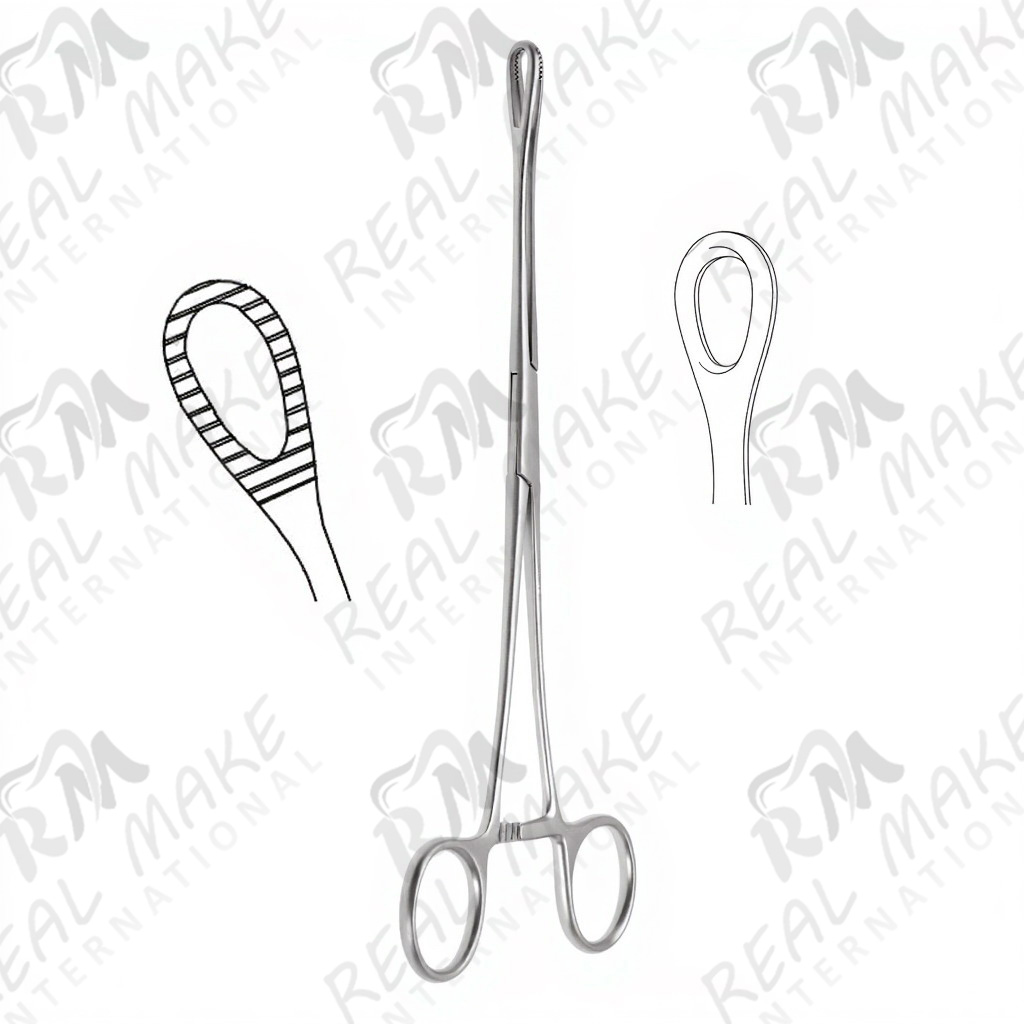 Foerster Sponge Dressing Forceps (Serrated Curved)