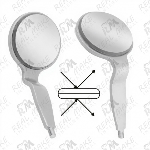 Mouth Mirror Front Surface Double Sided #4 Ø 22 mm