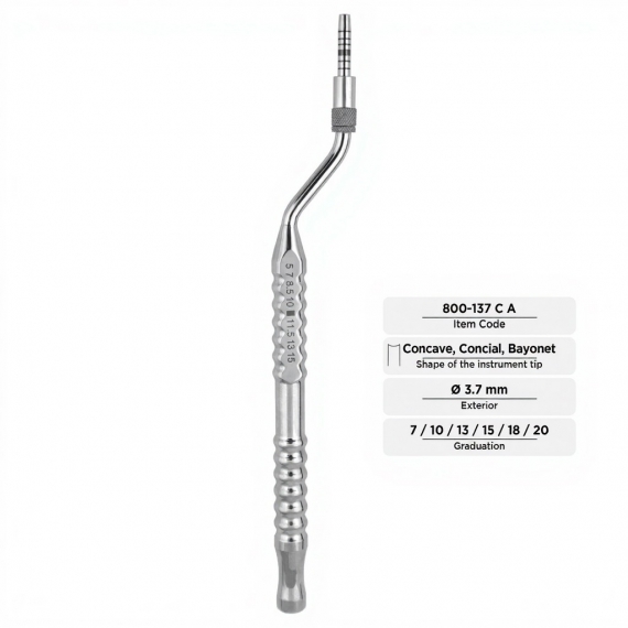 Osteotomes (Concave, Conical, Bayonet, Ø 3.7 mm)