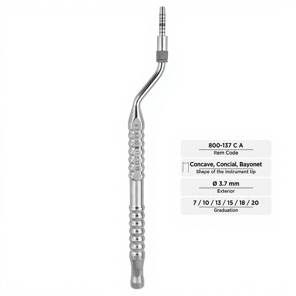 Osteotomes (Concave, Conical, Bayonet, Ø 3.7 mm)