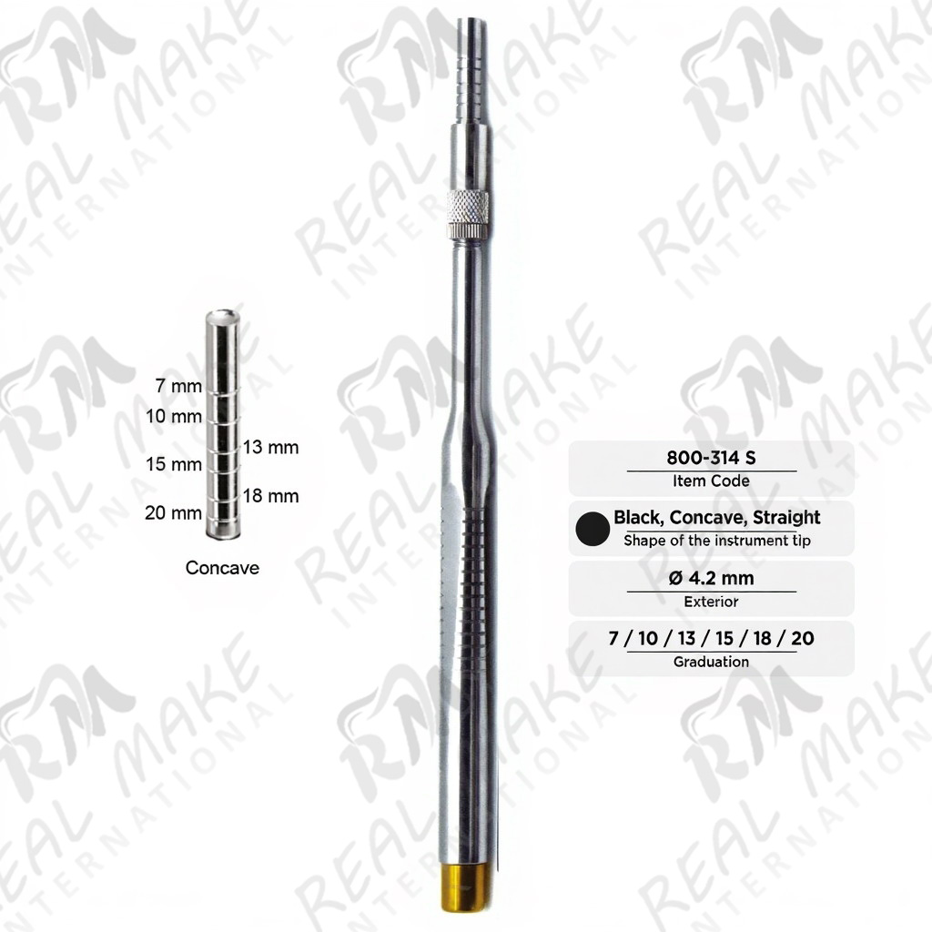 Osteotomes (Concave, Straight, Ø 4.2 mm)