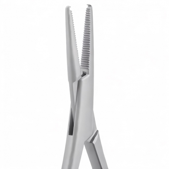 Elastic Placing Forceps with Groove