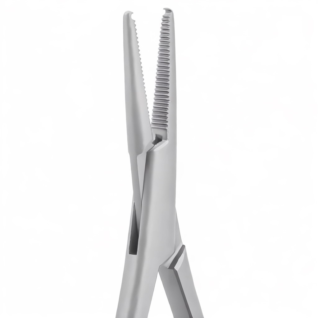 Elastic Placing Forceps with Groove
