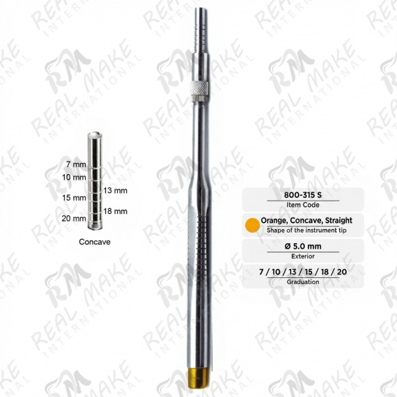 Osteotomes (Concave, Straight, Ø 5.0 mm)
