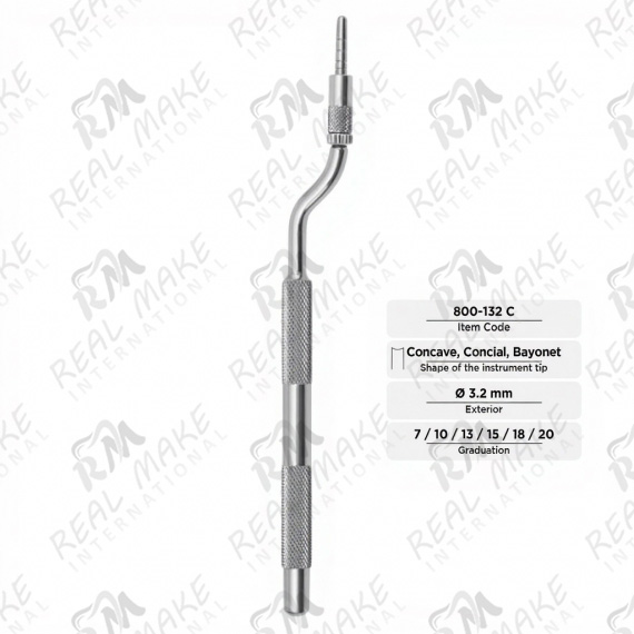 Osteotomes (Concave, Conical, Bayonet, Ø 3.2 mm)
