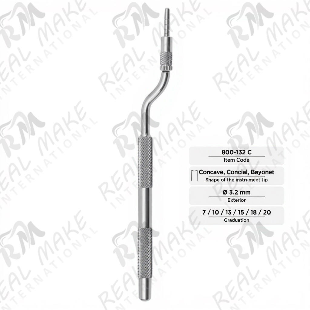 Osteotomes (Concave, Conical, Bayonet, Ø 3.2 mm)