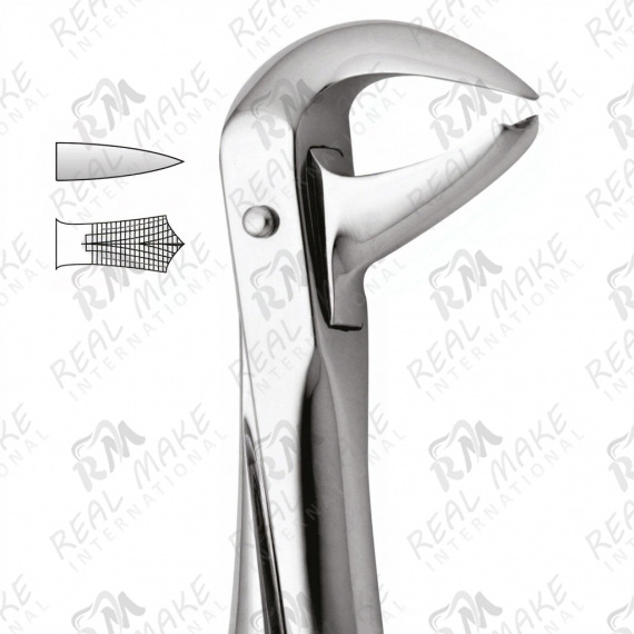 Tooth Forceps For Lower Molars (Wood)