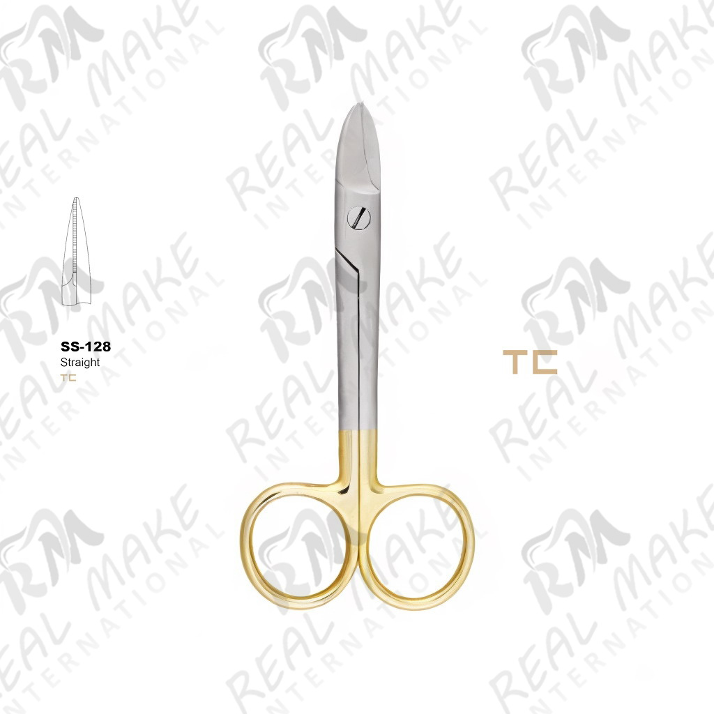 TC BeeBee Blunt Scissors (Saw Edge, Straight)