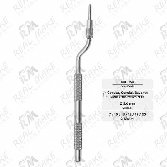 Osteotomes (Convex, Conical, Bayonet, Ø 5.0 mm)