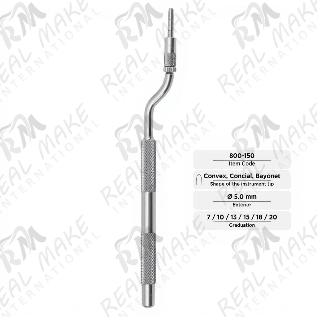 Osteotomes (Convex, Conical, Bayonet, Ø 5.0 mm)