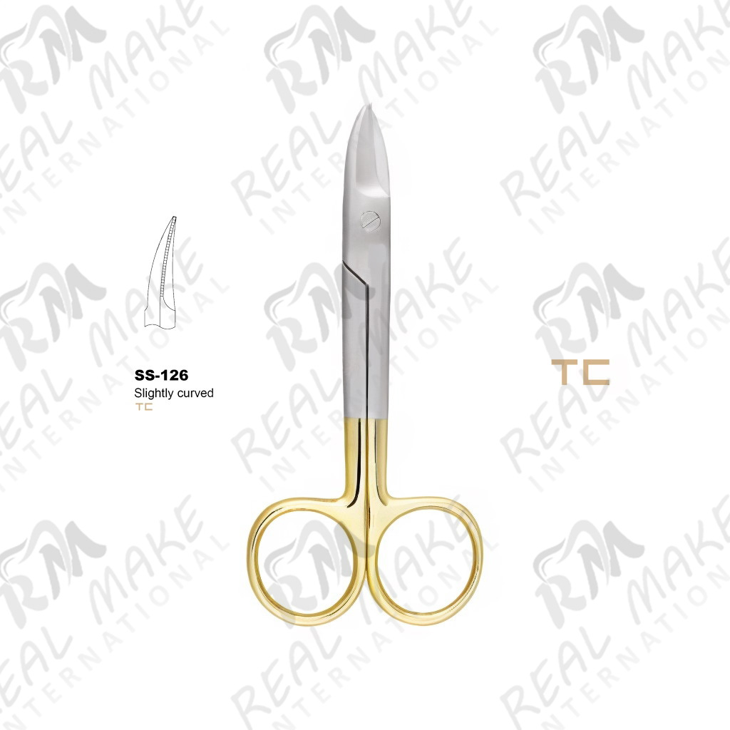 TC BeeBee Sharp Scissors (Saw Edge, Slightly Curved)