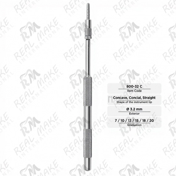 Osteotomes (Concave, Conical, Straight, Ø 3.2 mm)