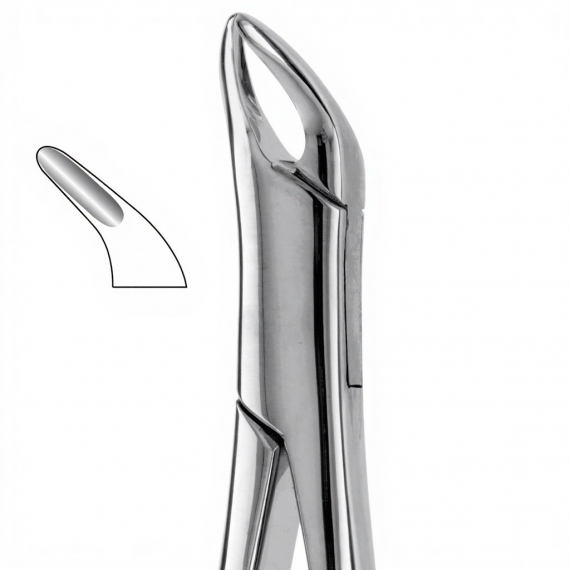 Pedodontic Tooth Forceps For Lower Premolars, Incisors, Roots, Universal (Cryer)