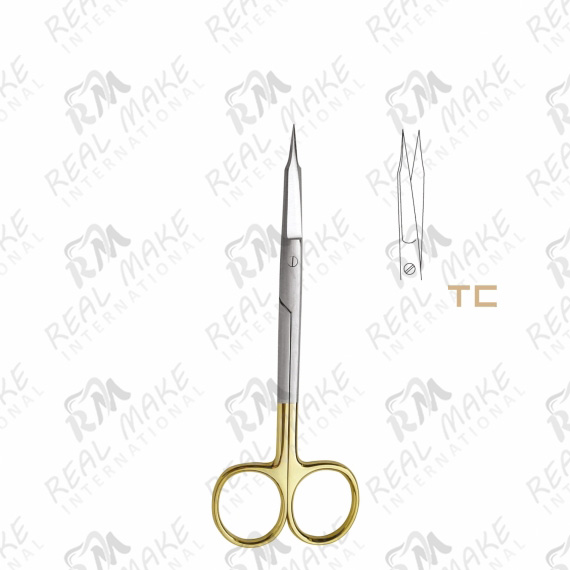 TC Goldman-Fox Scissors (Saw Edge, Straight)