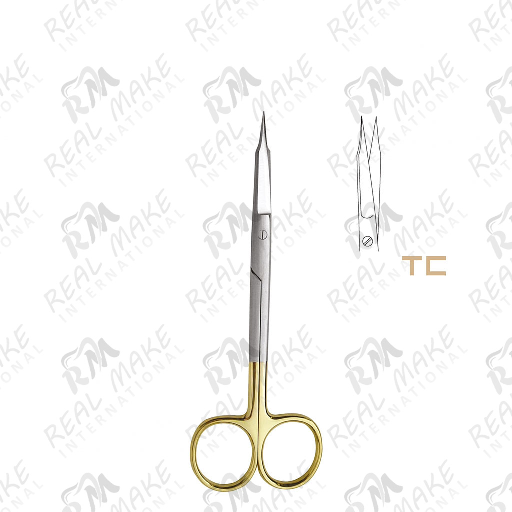 TC Goldman-Fox Scissors (Saw Edge, Straight)