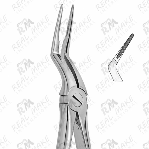 Tooth Forceps For Upper Roots, Fine & Deep Gripping Beaks