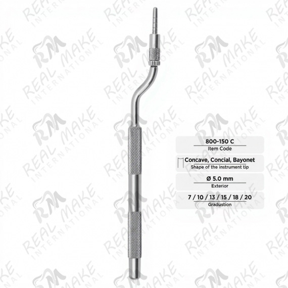 Osteotomes (Concave, Conical, Bayonet, Ø 5.0 mm)