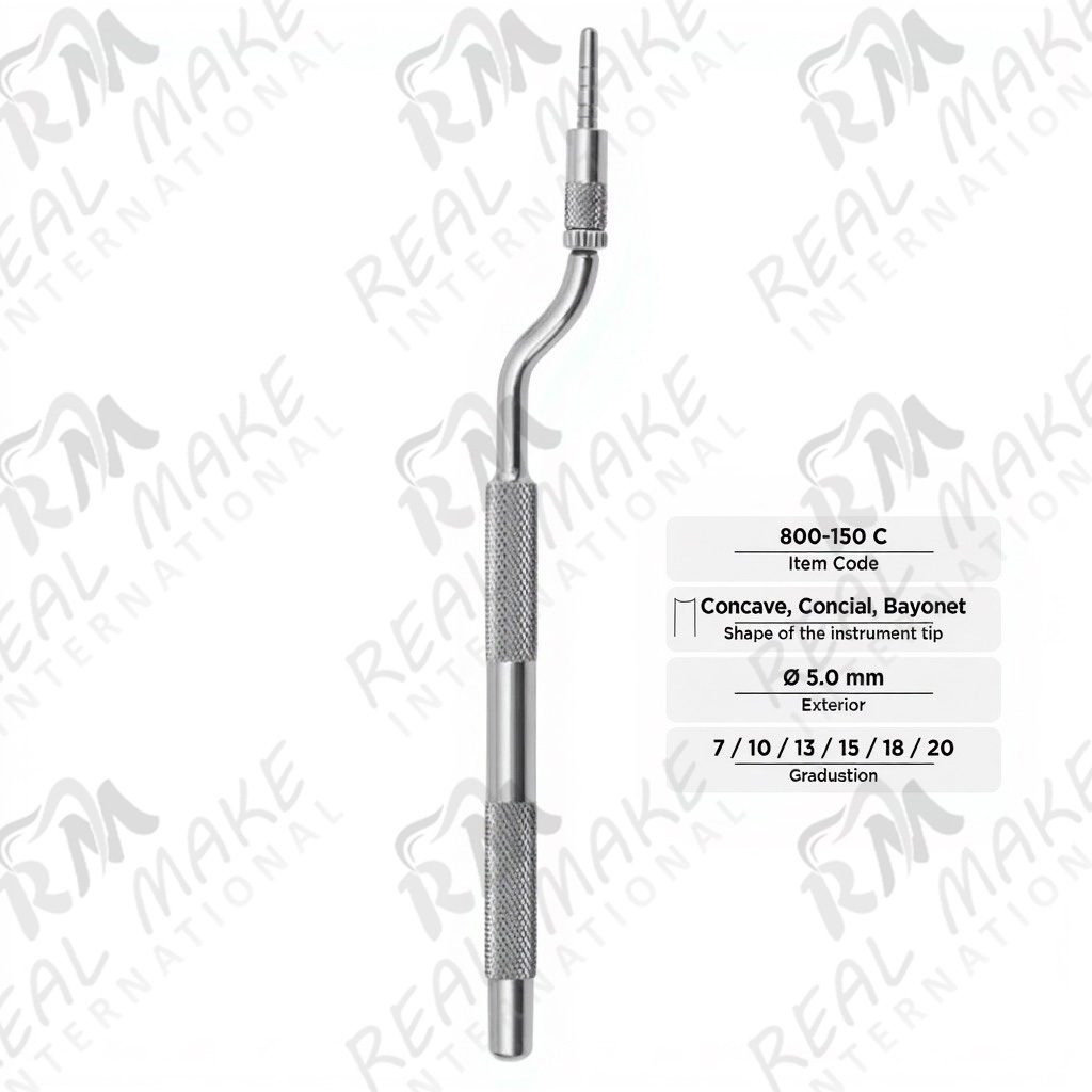 Osteotomes (Concave, Conical, Bayonet, Ø 5.0 mm)