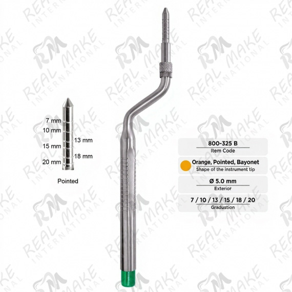 Osteotomes (Pointed, Bayonet, Ø 5.0 mm)