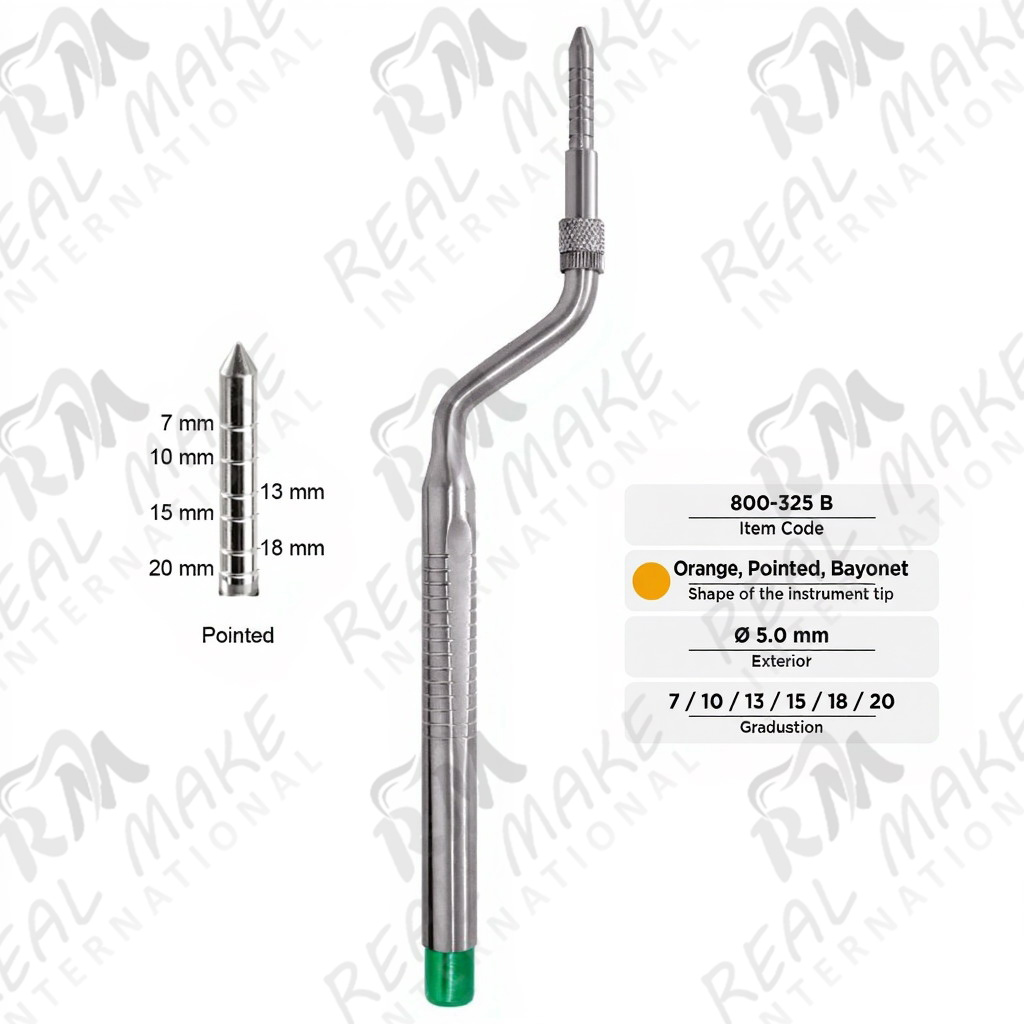 Osteotomes (Pointed, Bayonet, Ø 5.0 mm)