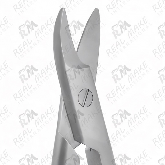 Bee Bee Crown Wires Cutting Scissors, Curved, Blunt