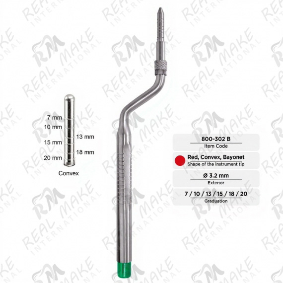 Osteotomes (Convex, Bayonet, Ø 3.2 mm)
