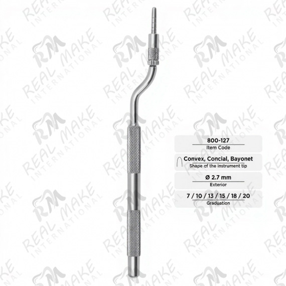Osteotomes (Convex, Conical, Bayonet, Ø 2.7 mm)