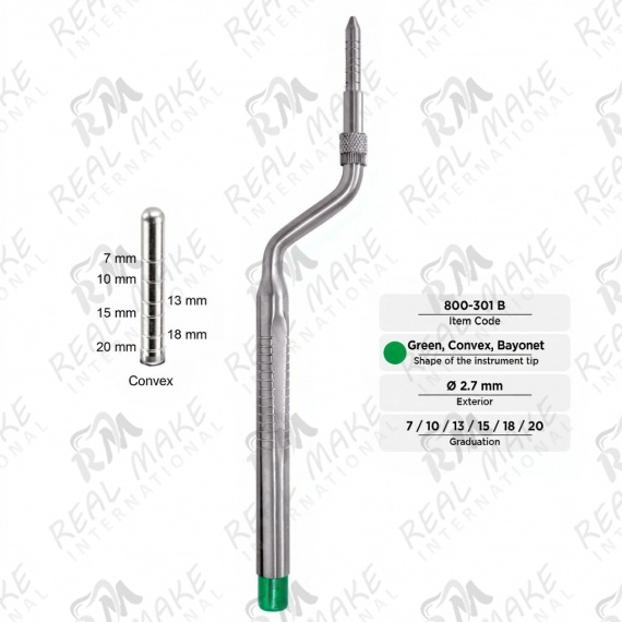 Osteotomes (Concave, Bayonet, Ø 2.7 mm)