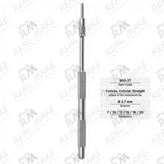 Osteotomes (Convex, Conical, Straight, Ø 2.7 mm)