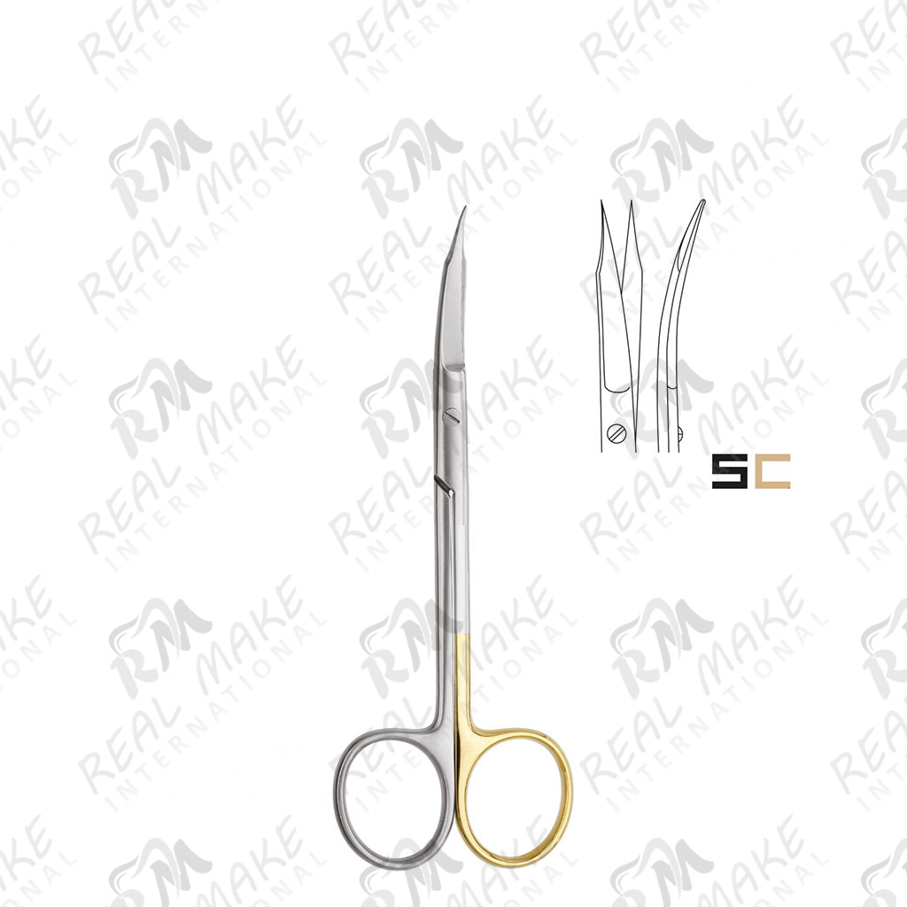 SC Goldman-Fox Scissors (Saw Edge, Curved)