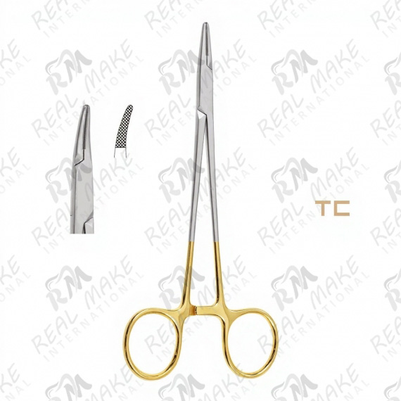  TC Crile-Wood Curved Needle Holders