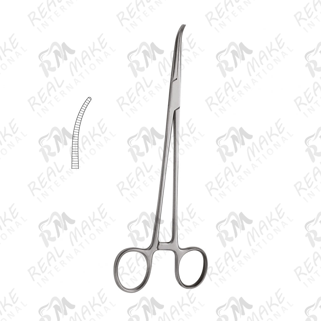 Heiss Forceps (Curved)