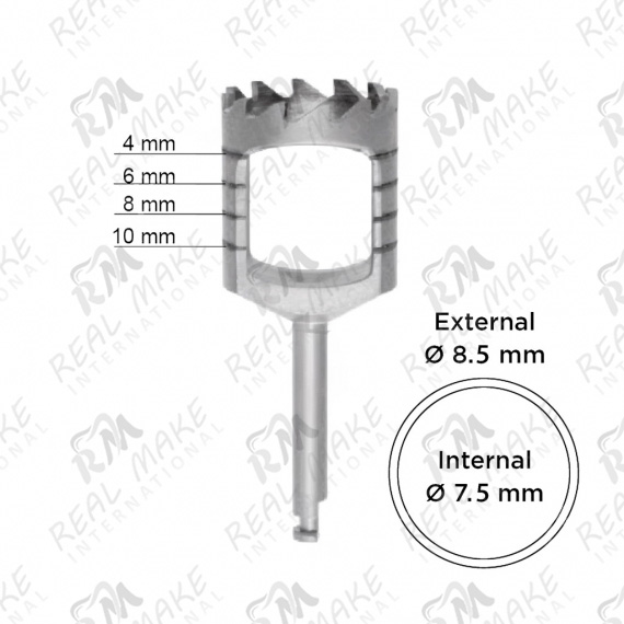 Dental Trephines (Ø 7.5 mm - Ø 8.5 mm)
