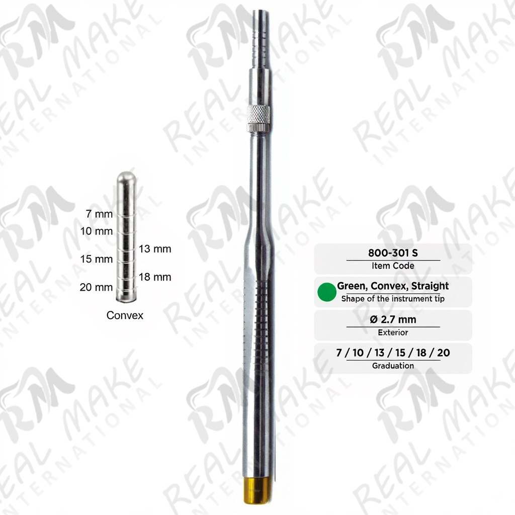 Osteotomes (Convex, Straight, Ø 2.7 mm)