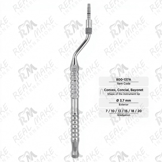  Osteotomes (Convex, Conical, Bayonet, Ø 3.7 mm)