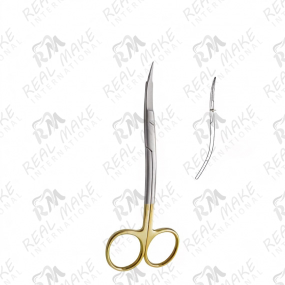 TC Goldman-Fox Scissors (Saw Edge, Double Curved)