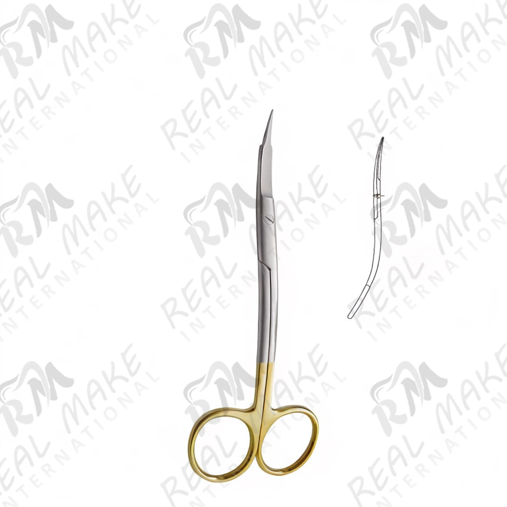 TC Goldman-Fox Scissors (Saw Edge, Double Curved)
