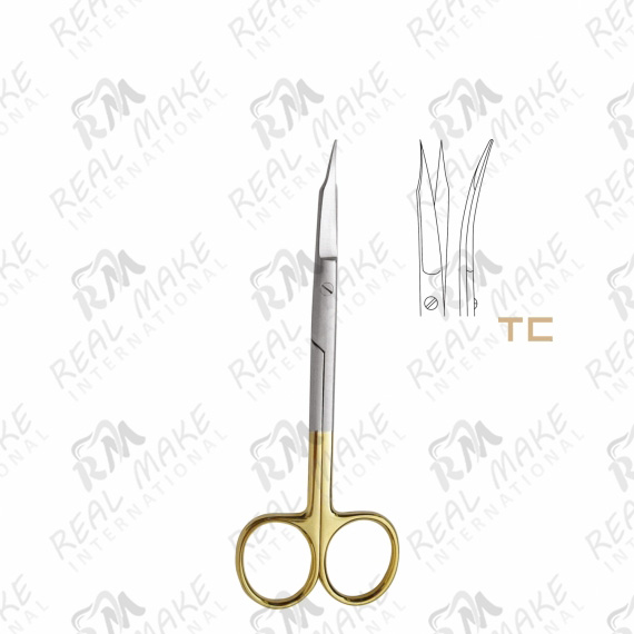 TC Goldman-Fox Scissors (Saw Edge, Curved)