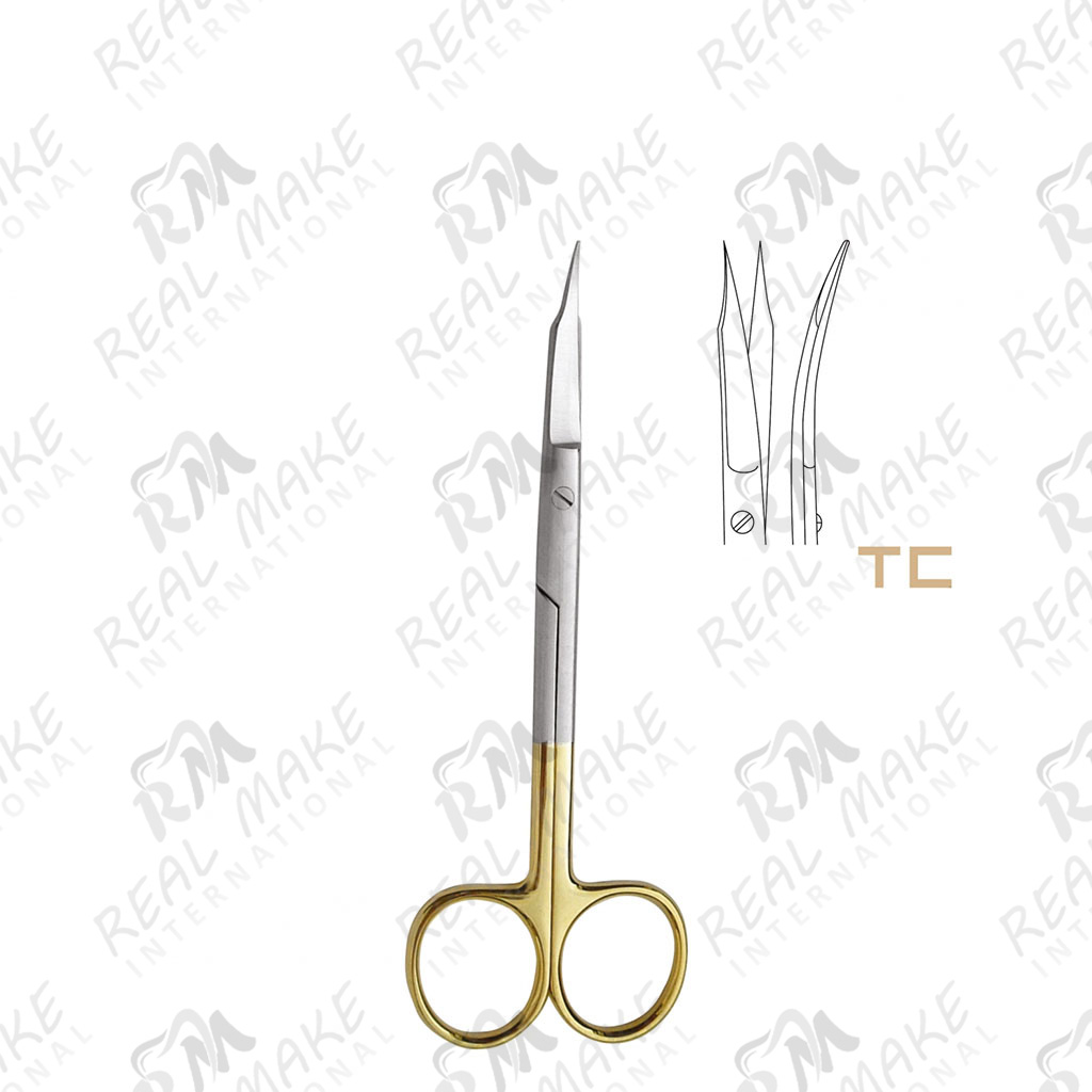 TC Goldman-Fox Scissors (Saw Edge, Curved)