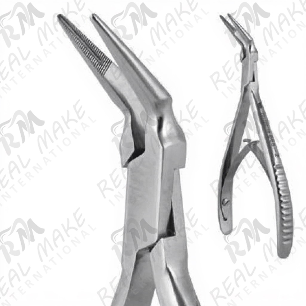 Curved Splinter Tooth Forceps