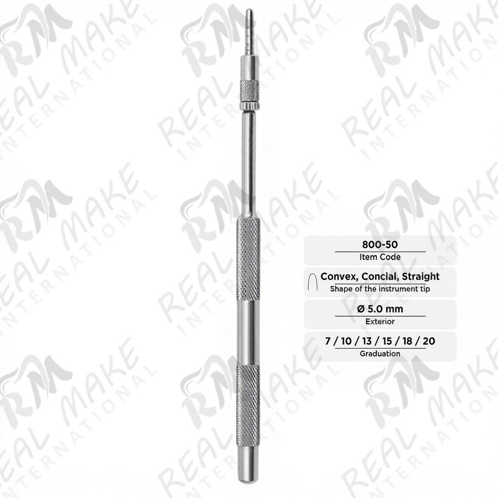 Osteotomes (Convex, Conical, Straight, Ø 5.0 mm)