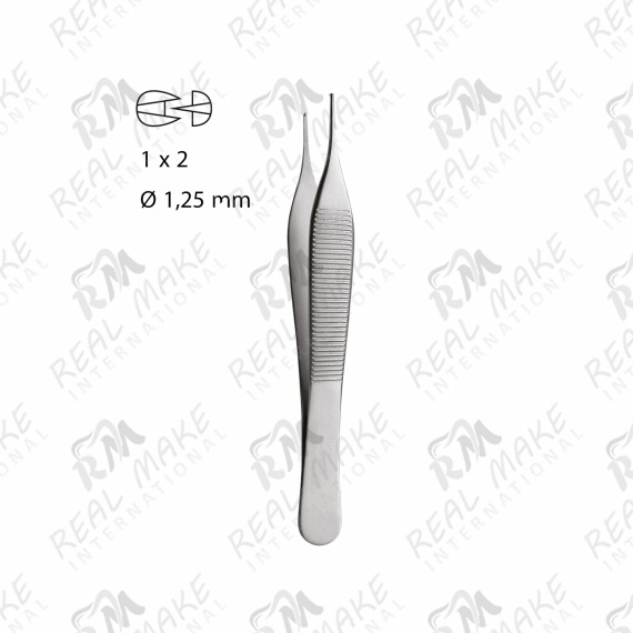 Micro Adson Tweezers 1 x 2