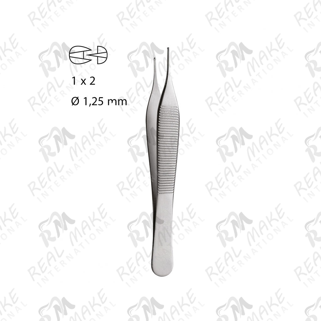 Micro Adson Tweezers 1 x 2