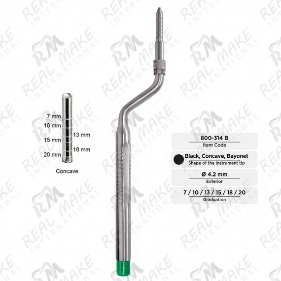 Osteotomes (Concave, Bayonet, Ø 4.2 mm)