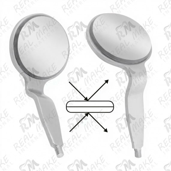 Mouth Mirror Front Surface Double Sided #5 Ø 24 mm