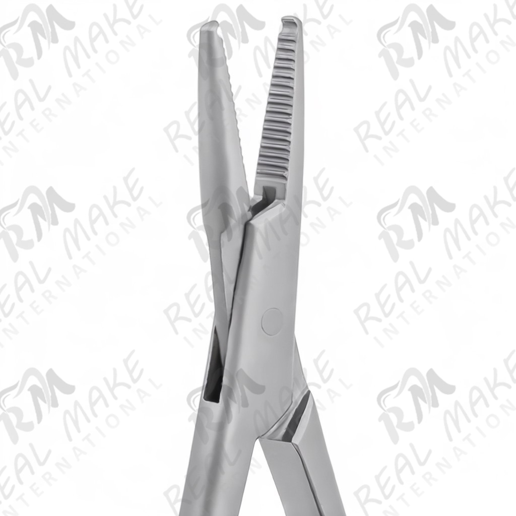 Mini Elastic Placing Forceps with Groove